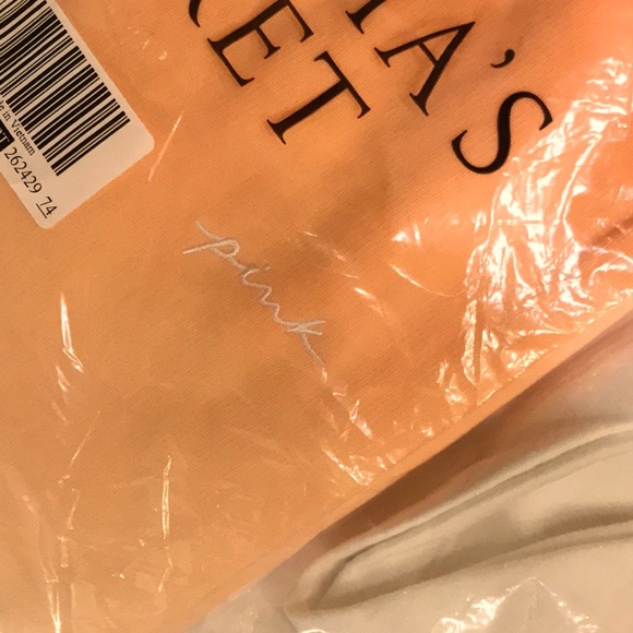 VS PINK DIP DYE OMBRÉ VARSITY CREW - Picture 3 of 6